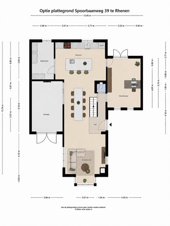 Floorplan - Spoorbaanweg 39, 3911 CA Rhenen